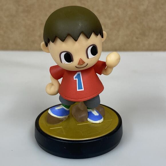 Nintendo Amiibo Villager Character Figure Super Smash Bros Animal Crossing Toy - Picture 1 of 3